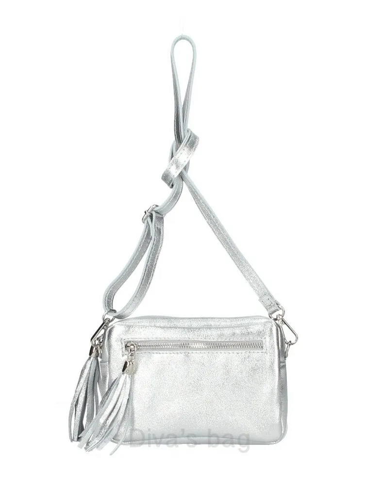 STINA — kožená crossbody kabelka