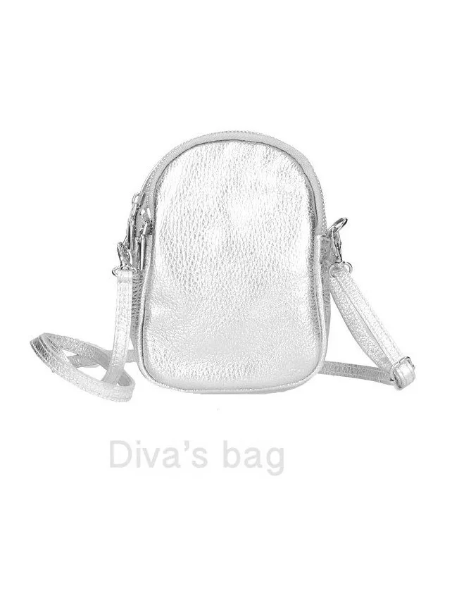 LELLA — kožená crossbody kabelka