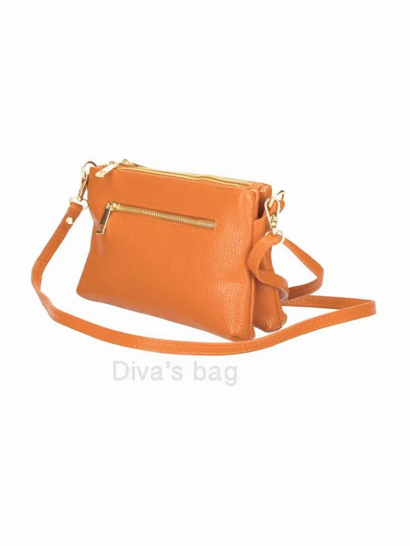 GRISELDA — kožená crossbody kabelka