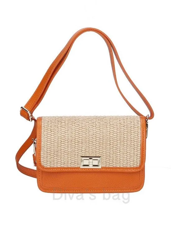 GIADA — slaměná crossbody kabelka