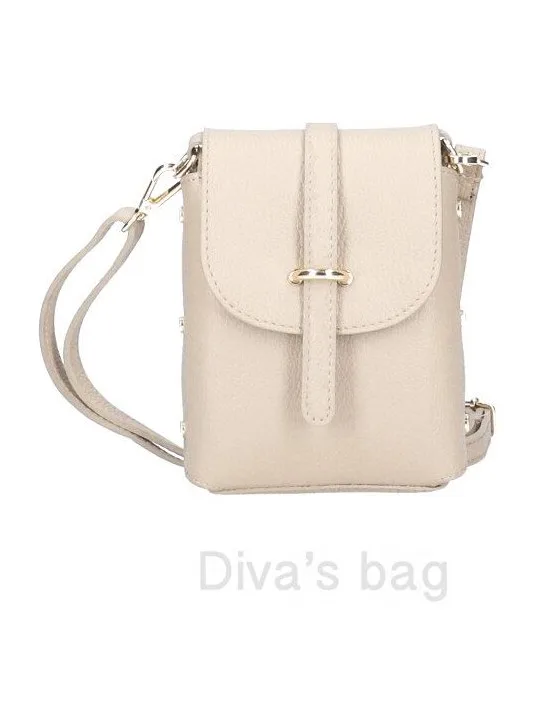SHANNON — kožená crossbody kabelka