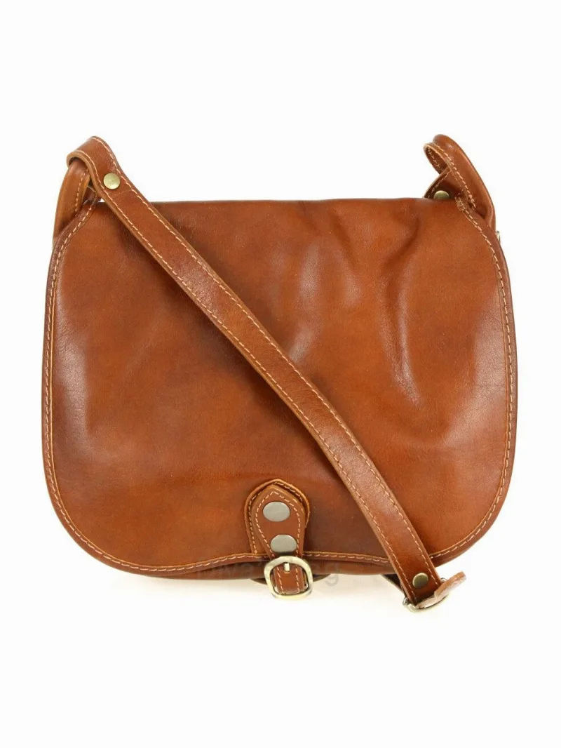 TONIA — kožená crossbody kabelka