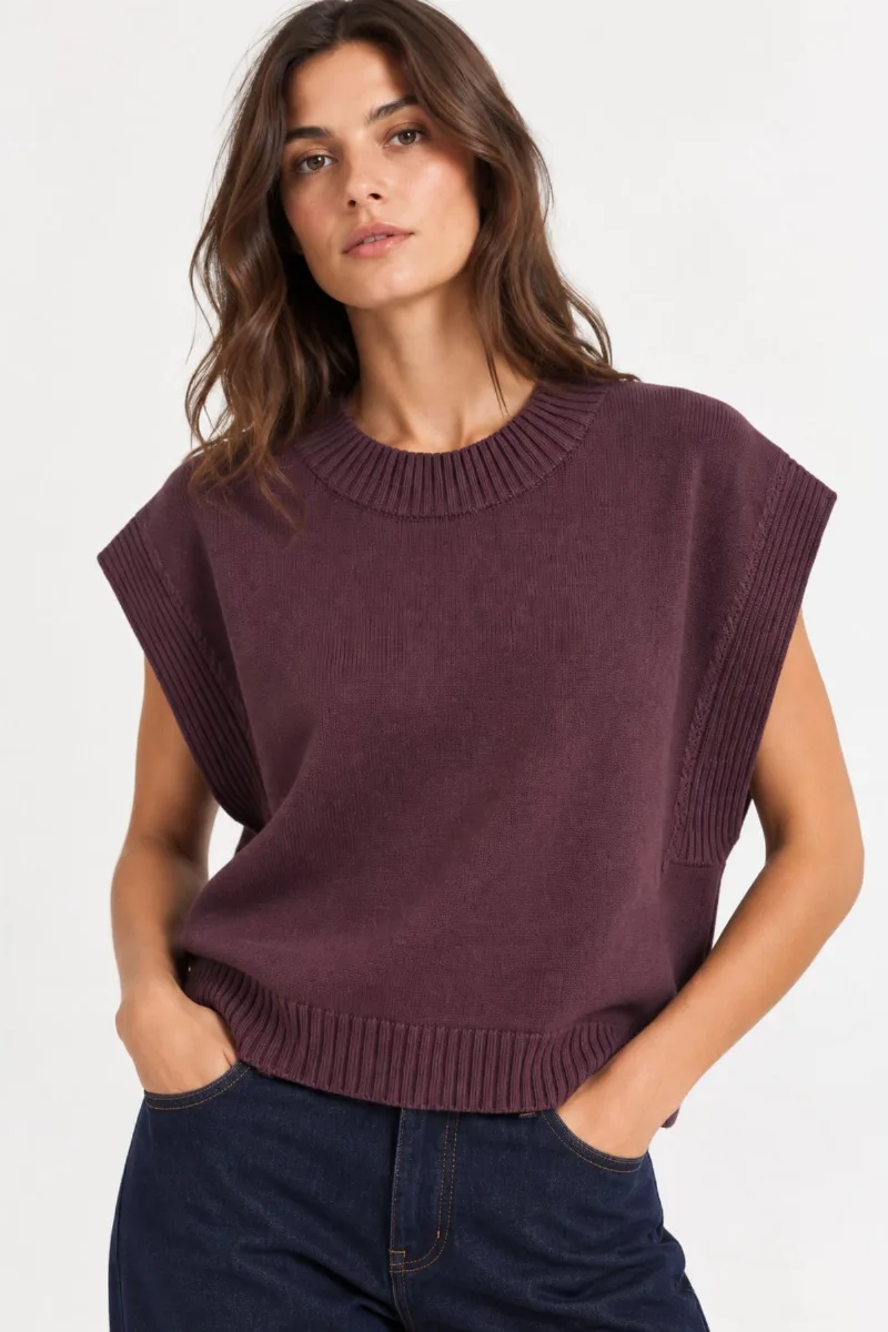 Krátká oversize vesta