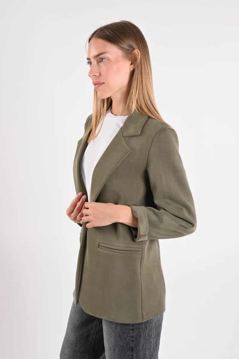 Oversize sako z měkké teplákoviny