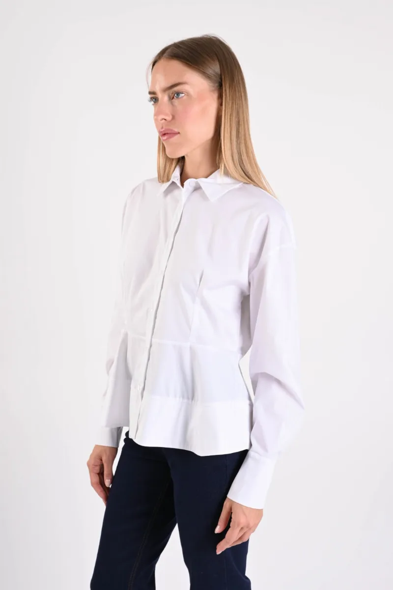 Košile s peplum volánem