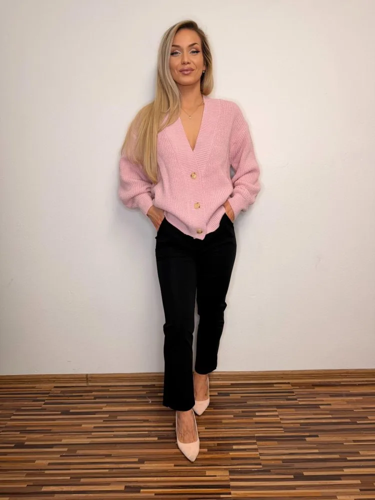 NUVOLA - Dámský oversized kardigan s alpakou